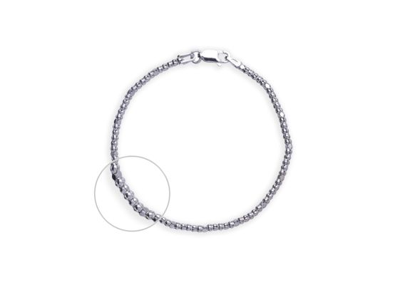 MOISS stříbrný řetízkový náramek