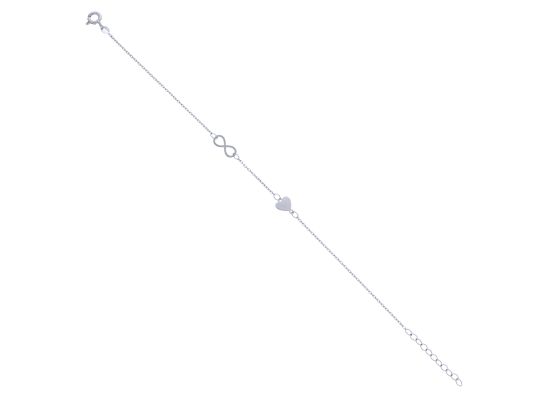 MOISS náramek z bílého zlata NEKONEČNO