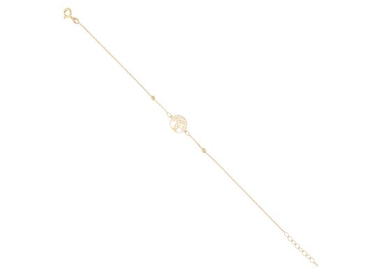 MOISS náramek ze žlutého zlata STROM ŽIVOTA