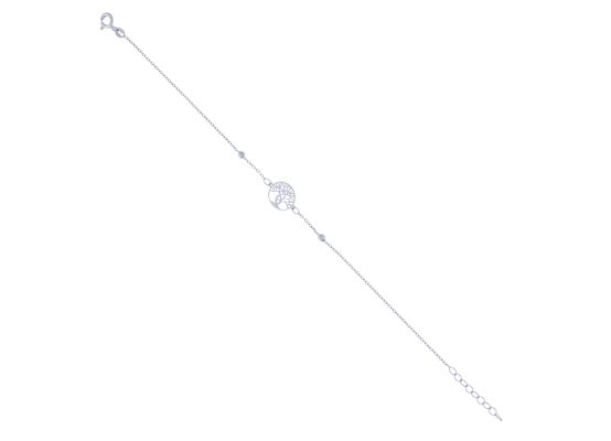 MOISS náramek z bílého zlata STROM ŽIVOTA