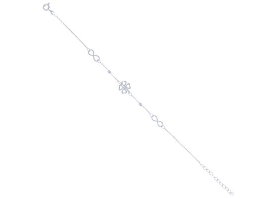 MOISS náramek ze žlutého zlata ČTYŘLÍSTEK