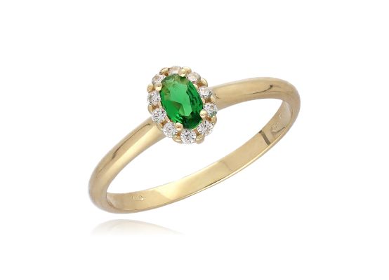 MOISS prsten ze žlutého zlata