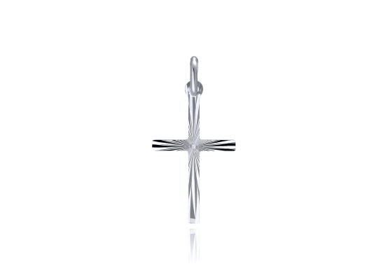 MOISS přívěsek z bílého zlata KŘÍŽEK