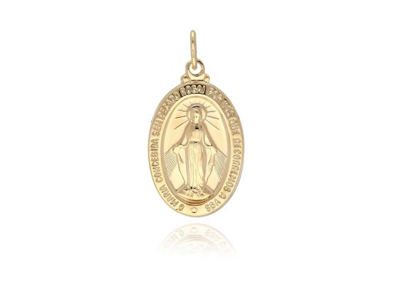 MOISS přívěsek ze žlutého zlata MADONKA