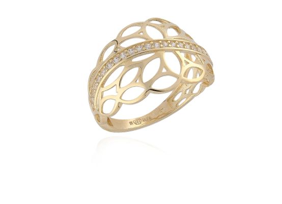 MOISS prsten ze žlutého zlata