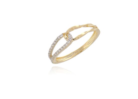 MOISS prsten ze žlutého zlata