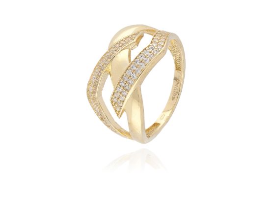 MOISS prsten ze žlutého zlata