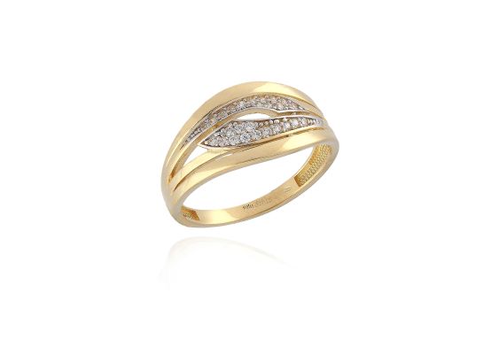 MOISS prsten ze žlutého zlata