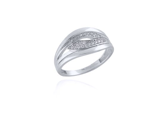 MOISS prsten z bílého zlata