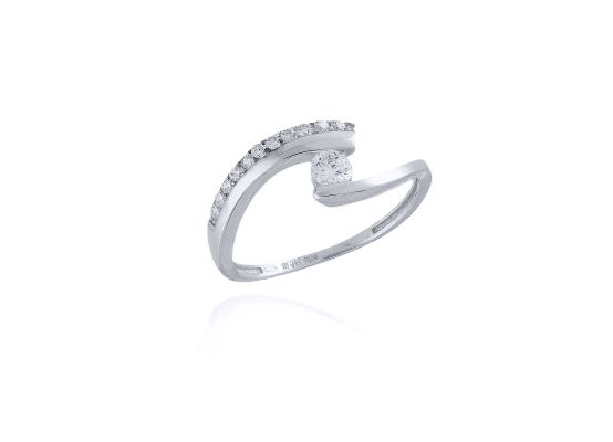 MOISS prsten z bílého zlata