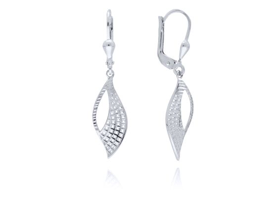 MOISS náušnice z bílého zlata