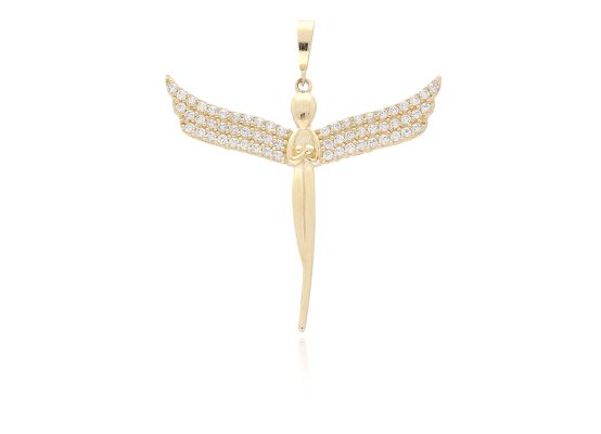 MOISS přívěsek ze žlutého zlata ANDĚL