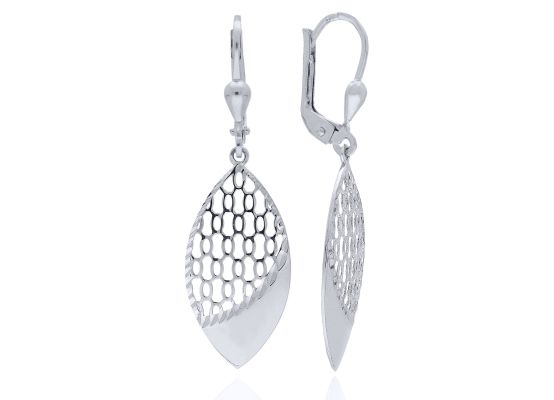 MOISS náušnice z bílého zlata