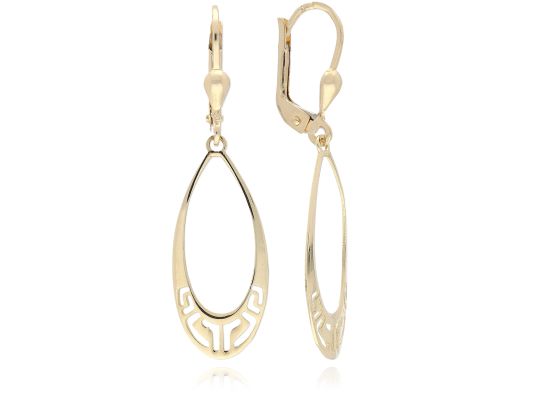 MOISS náušnice ze žlutého zlata