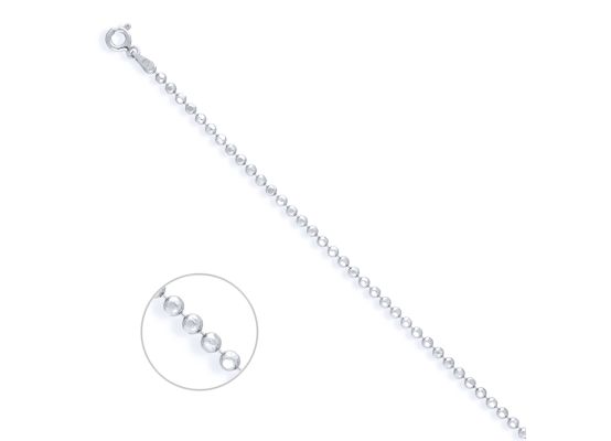 MOISS stříbrný řetízek na nohu