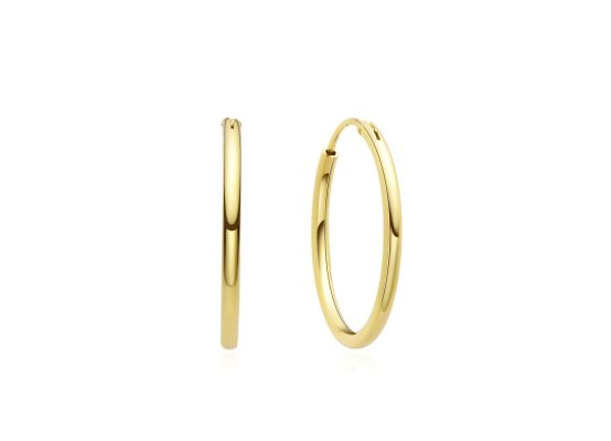 MOISS stříbrné náušnice GOLD