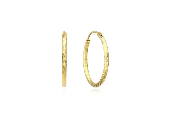 MOISS stříbrné náušnice GOLD