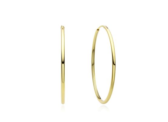 MOISS stříbrné náušnice GOLD