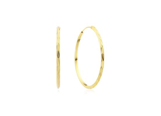 MOISS stříbrné náušnice GOLD