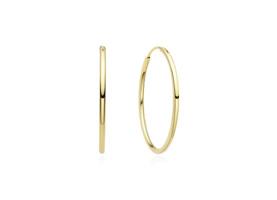 MOISS stříbrné náušnice GOLD