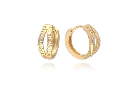 MOISS náušnice ze žlutého zlata