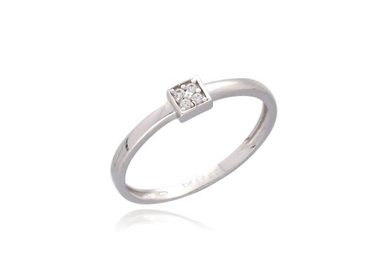 MOISS prsten z bílého zlata