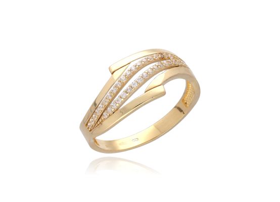 MOISS prsten ze žlutého zlata