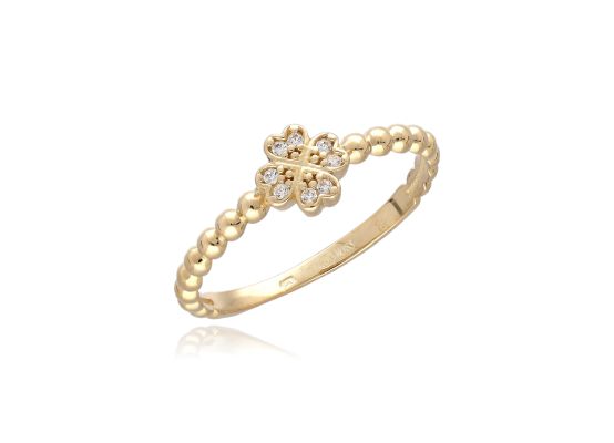 MOISS prsten ze žlutého zlata