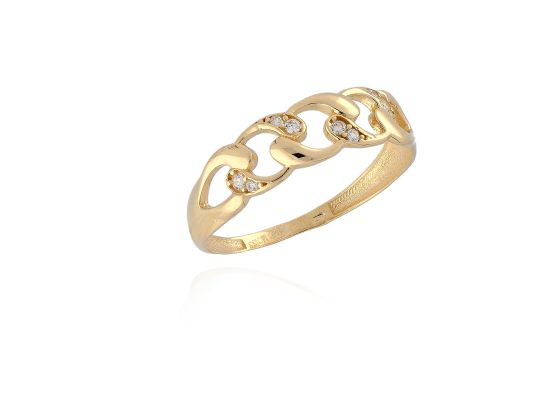 MOISS prsten ze žlutého zlata