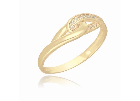 MOISS prsten ze žlutého zlata