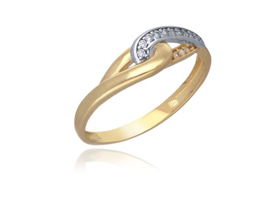 MOISS prsten ze žlutého zlata