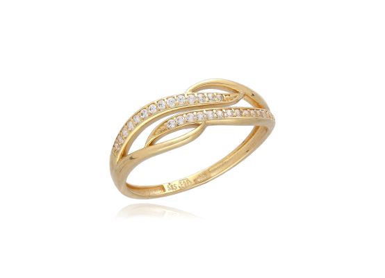 MOISS prsten ze žlutého zlata