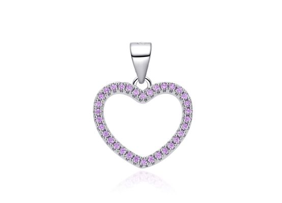 MOISS stříbrný přívěsek SRDCE