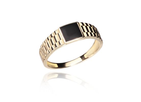 MOISS prsten ze žlutého zlata