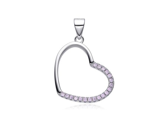 MOISS stříbrný přívěsek SRDCE