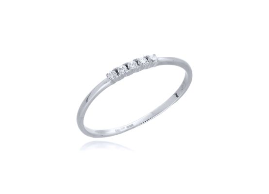 MOISS prsten z bílého zlata