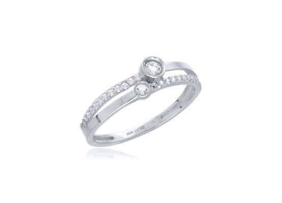 MOISS prsten z bílého zlata