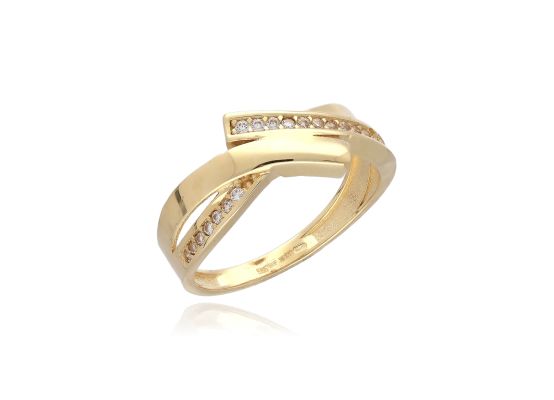 MOISS prsten ze žlutého zlata