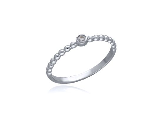 MOISS prsten z bílého zlata