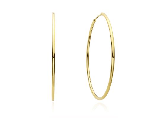 MOISS stříbrné náušnice GOLD