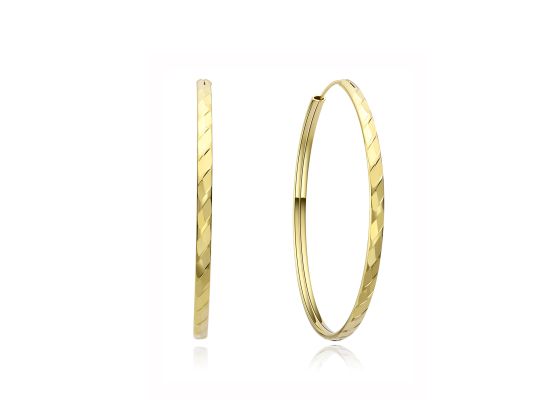 MOISS stříbrné náušnice GOLD