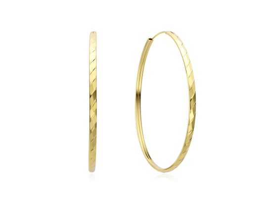 MOISS stříbrné náušnice GOLD