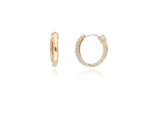 MOISS náušnice ze žlutého zlata