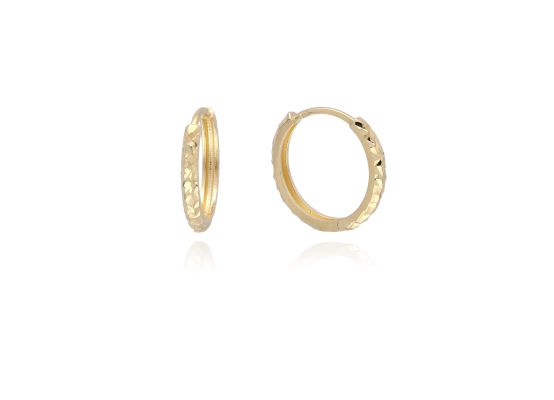 MOISS náušnice ze žlutého zlata