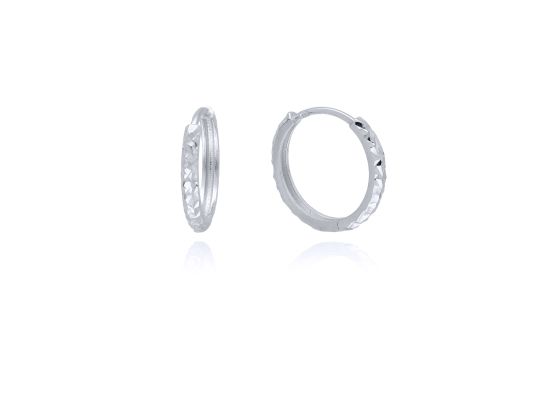 MOISS náušnice z bílého zlata