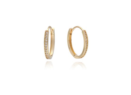 MOISS náušnice ze žlutého zlata