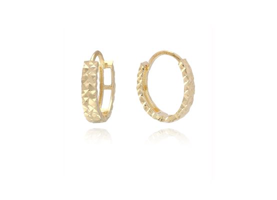 MOISS náušnice ze žlutého zlata