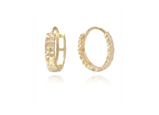 MOISS náušnice ze žlutého zlata