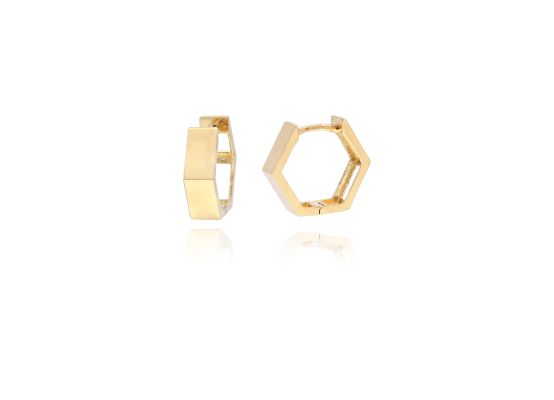 MOISS náušnice ze žlutého zlata