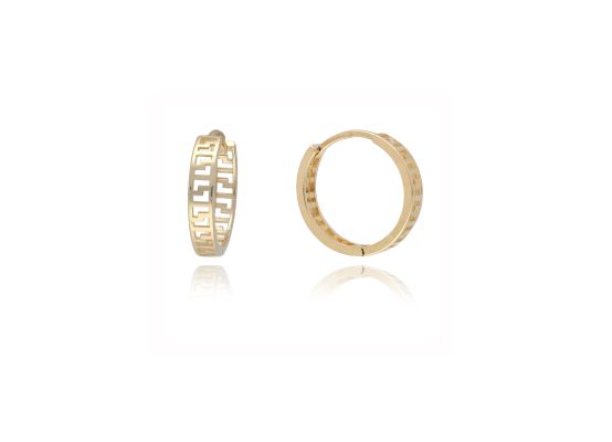 MOISS náušnice ze žlutého zlata